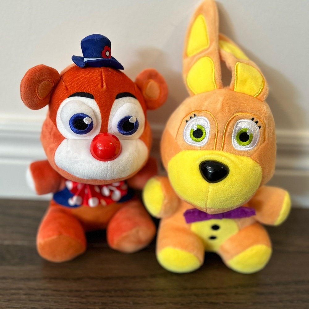 Five Nights at Freddy's plush set Bear foxy & Circus Freddy